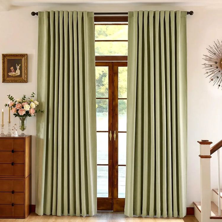 Luxe Chenille Blackout 3-in-1 Curtains - Jinchan Home
