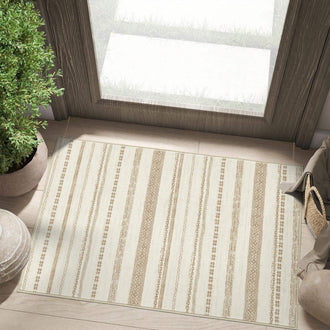 
                    
                      Boho Multi-Striped Geometric Area Rug - Jinchan Home
                    
                  