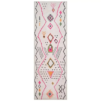 
                    
                      Boho Doodle Geometric Tribal Area Rug - Jinchan Home
                    
                  