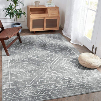 Moroccan Berber Geometric Area Rug - Jinchan Home