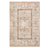 Vintage Floral Border Area Rug - Jinchan Home