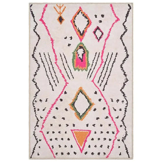 
                    
                      Boho Doodle Geometric Tribal Area Rug - Jinchan Home
                    
                  