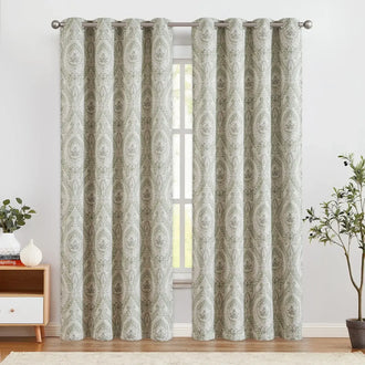 
                    
                      Paisley Pattern Faux Linen Curtains - Jinchan Home
                    
                  