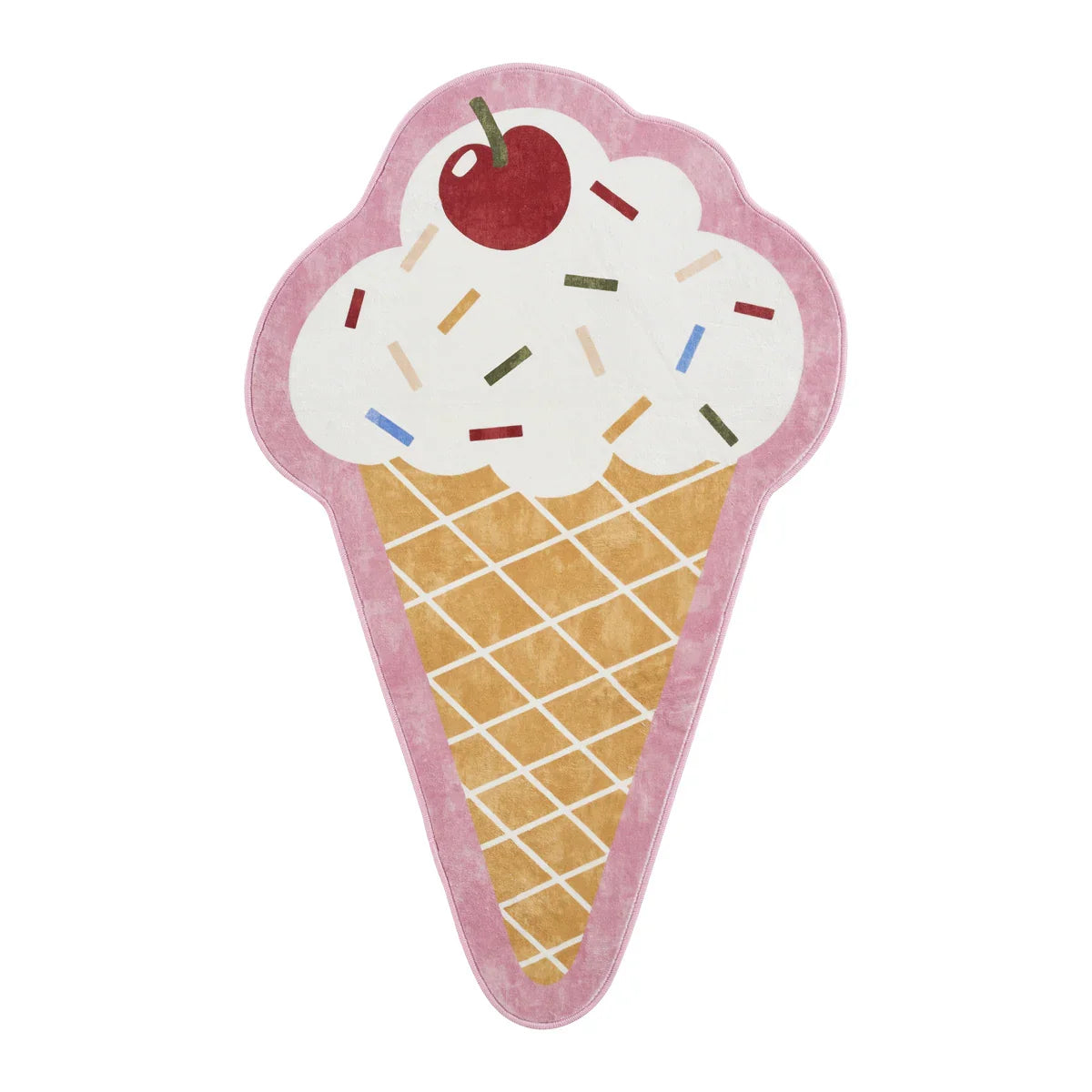 Ice Cream Shaped Kids Rug & Playroom Mat - Jinchan Home