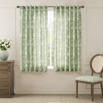 
                    
                      Artistic Botanical Floral Print Curtains - Jinchan Home
                    
                  