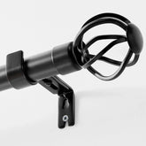 Modern Twist Finial Curtain Rod - Jinchan Home