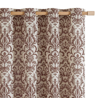 
                    
                      Baroque Damask Linen-Blend Grommet Curtains - Jinchan Home
                    
                  
