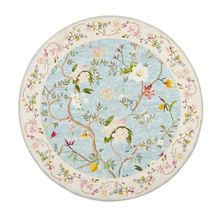 Floral Vine Rug - Jinchan Home