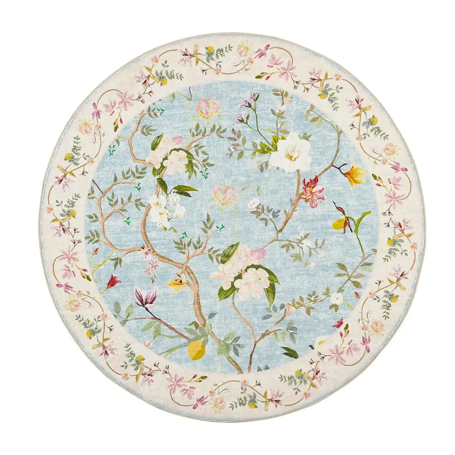 Floral Vine Rug - Jinchan Home