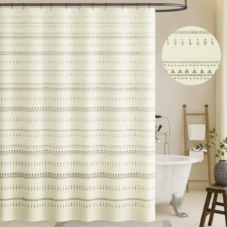 
                    
                      Tribal Geometric Striped Shower Curtain - Jinchan Home
                    
                  