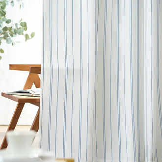 
                    
                      Modern Striped Linen Blend Curtains - Jinchan Home
                    
                  