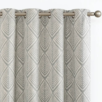 
                    
                      Geometric Leaf Pattern Curtains - Jinchan Home
                    
                  
