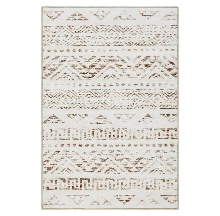 Boho Distressed Tribal Geometric Runner Rug - Jinchan Home