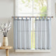 
                    
                      Striped Tab Top Linen Kitchen Curtains - Jinchan Home
                    
                  