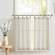 
                    
                      Solid Linen Tab-Top Sheer Kitchen Curtains - Jinchan Home
                    
                  