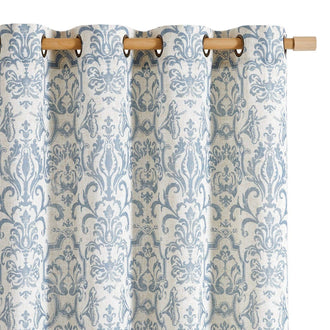 
                    
                      Baroque Damask Linen-Blend Grommet Curtains - Jinchan Home
                    
                  