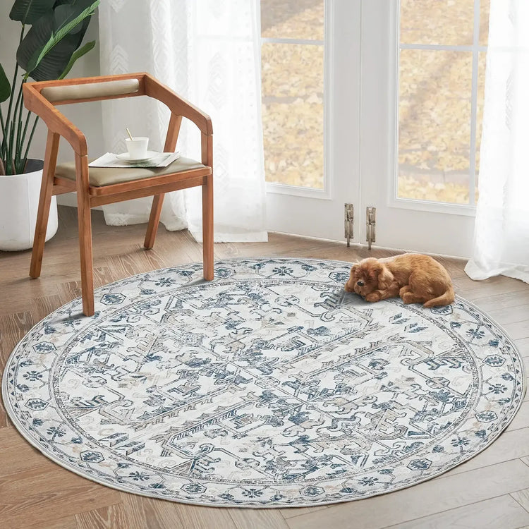Vintage Boho Geometric Rug - Jinchan Home