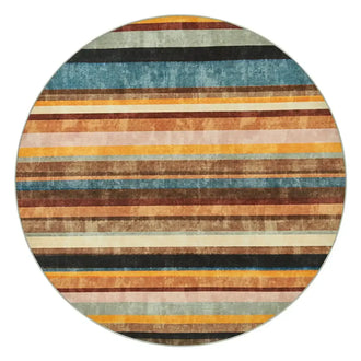 
                    
                      Vintage Warm-Tone Striped Indoor Rug Doormat - Jinchan Home
                    
                  