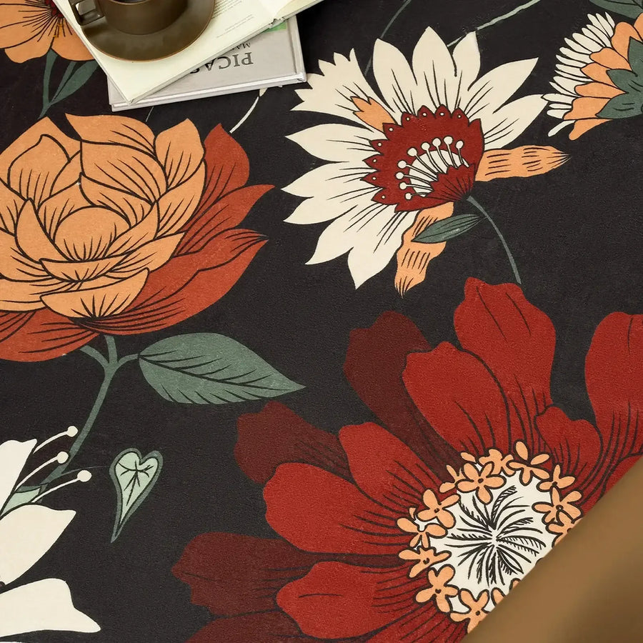 Vintage Floral Area Rug - Jinchan Home