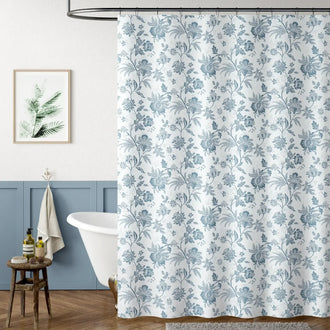
                    
                      Hand-Drawn Floral Shower Curtain - Jinchan Home
                    
                  