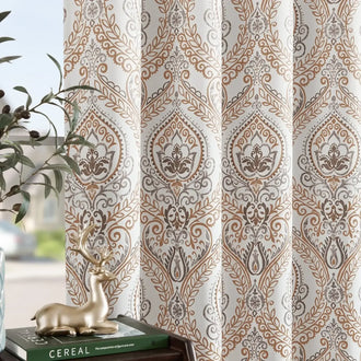 
                    
                      Paisley Pattern Grommet Curtains - Jinchan Home
                    
                  