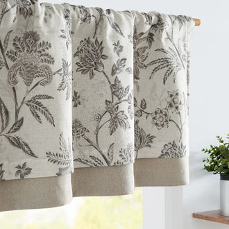 
                    
                      Vintage Botanical Floral Print Double-Layer Valance - Jinchan Home
                    
                  