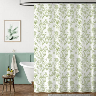 
                    
                      Vintage Pomegranate Floral Shower Curtain - Jinchan Home
                    
                  