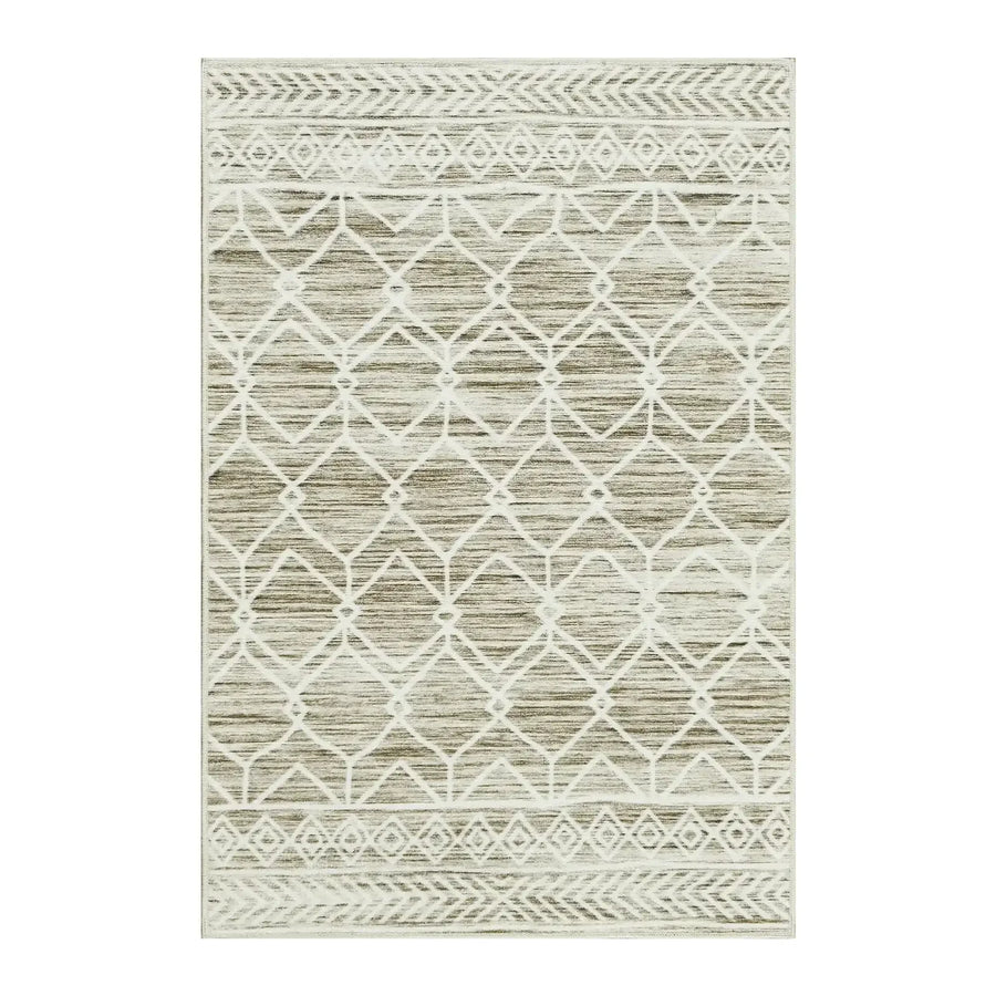 Moroccan Diamond Geometric Rug - Jinchan Home