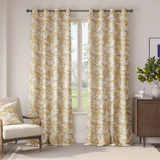 
                    
                      Acanthus Leaf Linen Blend Curtains - Jinchan Home
                    
                  