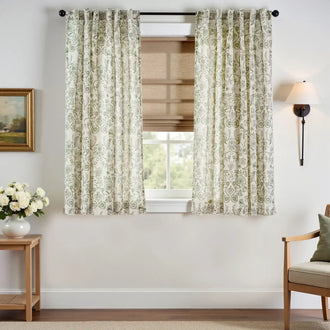 
                    
                      Rococo Vine Linen-Blend 3-in-1 Curtains - Jinchan Home
                    
                  