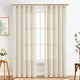 
                    
                      Solid Linen-Blend Flat Curtains - Jinchan Home
                    
                  