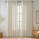 
                    
                      Linear Mini Floral and Leaf Linen Curtains - Jinchan Home
                    
                  