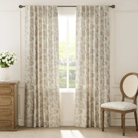 Vintage Botanical Vine & Multi-Floral Curtains - Jinchan Home