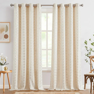 
                    
                      Boho Geometric Stripe Curtains - Jinchan Home
                    
                  