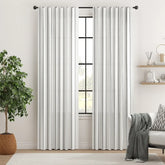Modern Striped Linen Blend Curtains - Jinchan Home