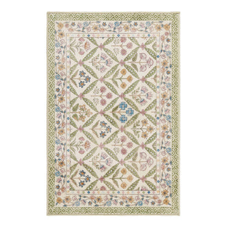 
                    
                      Vintage Floral Polypropylene Area Rug - Jinchan Home
                    
                  
