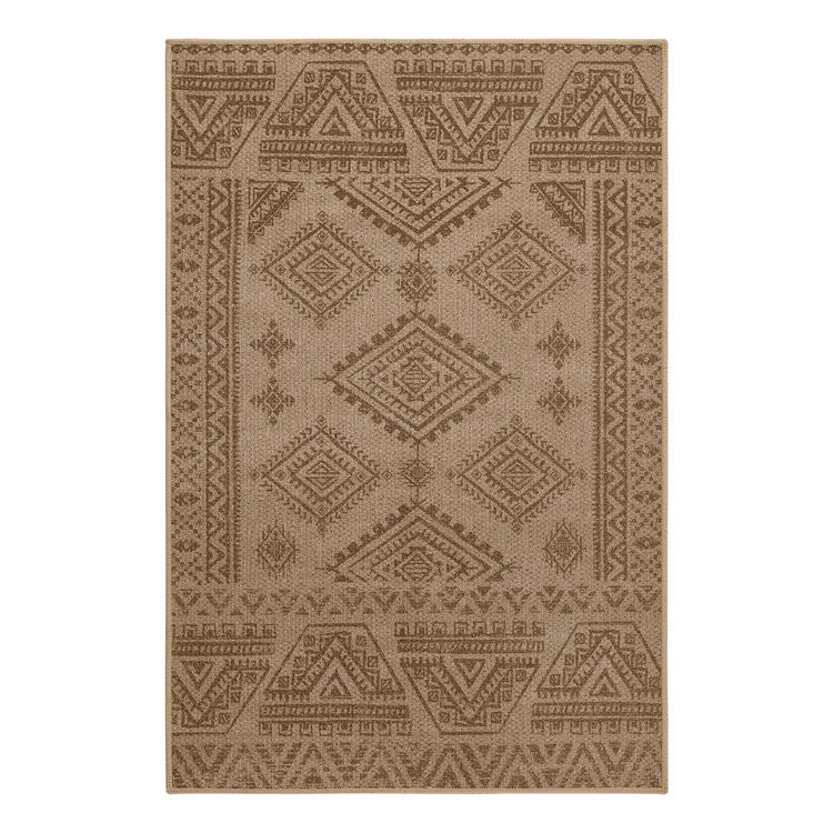 Jinchan Faux Jute Geometric Area Rug - Jinchan Home