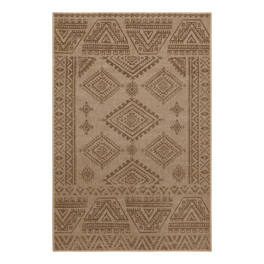Jinchan Faux Jute Geometric Area Rug - Jinchan Home