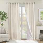 Lined Antique Ornate Vine Bloom Embroidery Curtains - Jinchan Home