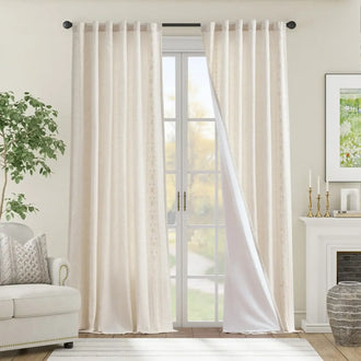 
                    
                      Lined Antique Ornate Vine Bloom Embroidery Curtains - Jinchan Home
                    
                  
