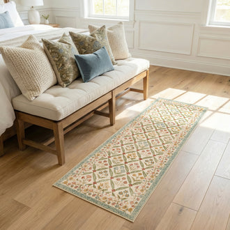 
                    
                      Vintage Floral Polypropylene Area Rug - Jinchan Home
                    
                  