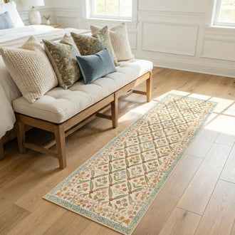 
                    
                      Vintage Floral Polypropylene Area Rug - Jinchan Home
                    
                  