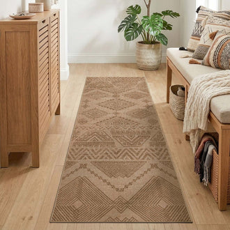 
                    
                      Jinchan Faux Jute Geometric Area Rug - Jinchan Home
                    
                  