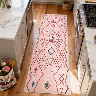 
                    
                      Boho Doodle Geometric Tribal Area Rug - Jinchan Home
                    
                  