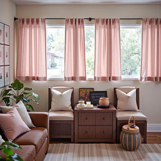 
                    
                      Solid Linen-Blend 3-in-1 Curtains - Jinchan Home
                    
                  