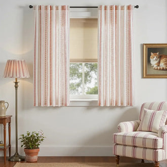 
                    
                      Cross Ripple Print Linen Blend 3-in-1 Curtains - Jinchan Home
                    
                  