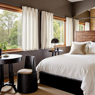 
                    
                      Solid Linen-Blend 3-in-1 Curtains - Jinchan Home
                    
                  