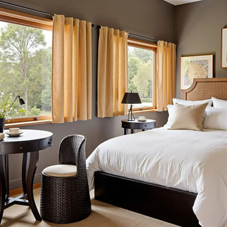 
                    
                      Solid Linen-Blend 3-in-1 Curtains - Jinchan Home
                    
                  