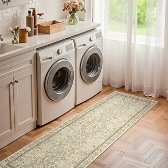 
                    
                      Vintage Foliage Floral Area Rug - Jinchan Home
                    
                  