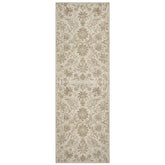 Vintage Distressed Large Floral Scrollwork Area Rug - Jinchan Home